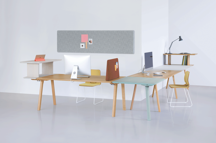 Modular Table System RAIL – Office - Zeitraum Sustainable Furniture